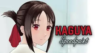 🔥Drawing Kaguya Shinomiya from Kaguya-sama love is war [Photoshop Speedpaint] 🔥