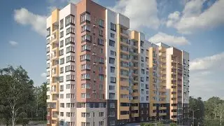 Строительство ЖК Горизонт (3ч