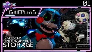Fazbear Entertainment Storage FNAF HORROR GAME Night 1 No Commentary