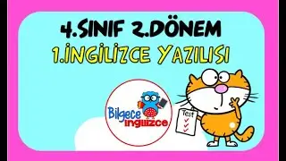 4. SINIF 2. DÖNEM 1. İNGİLİZCE YAZILISI