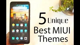 Top 5 Best MIUI Themes with customizations feature | Best MIUI 10 Themes with Dark Mode