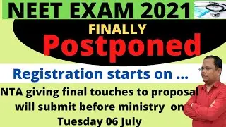 NEET 2021 exam date by nta |NEET 2021 Application form update | neet 2021 news exam date