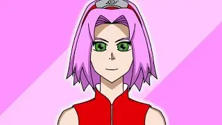 Naruto & sakura (a parody of naruto) #naruto #100k #flipaclip #anime #shorts