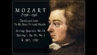 MOZART, String Quartet No. 14 in G,  'Spring', K. 387, Op. 10, No. 1 (1782)
