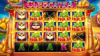 ЗАТЕСТИЛ СЛОТ CLEOCATRA!!! ОГРОМНЫЙ ЗАНОС ОТ КОШЕК!!! ЗАНОС НЕДЕЛИ!!