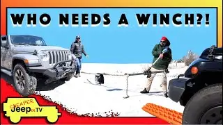 Using a High-Lift Jack and Traction Mats as an Economical Alternative to a Winch