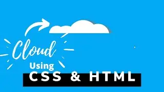 I created a Cloud using pure CSS and HTML | CSS Shapes
