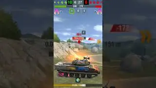 Insane Missile Shot In GRAVITIZING Game Mode! #shorts wot blitz