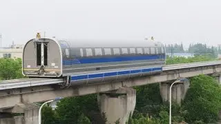 China unveils 600km/h maglev train prototype