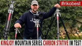Kingjoy Mountain Series Carbon Stative C82 - C83 - C85 Langzeit-Test Review - 2. Advents Verlosung