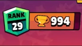 ПОСЛЕДНЯЯ КАТКА до 30 РАНГА! СМОГУ АПНУТЬ? Brawl stars