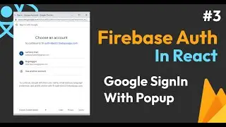 Google Auth Integration in React | React Firebase #3 | Bugslogger