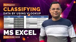 Classifying Data by using vlookup in Microsoft Excel