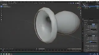 Как нарисовать объект кривыми и с помощью симметрии в blender