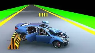 3ds Max Procedural Car crash Test