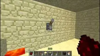 Minecraft: Completely Hidden Piston Door with 3 State Lever