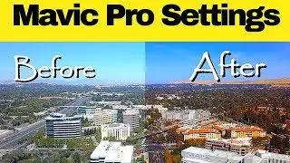 BEST DJI Mavic Pro Drone Settings For FILMMAKING + free cinematic LUT
