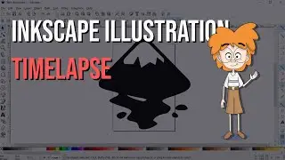 Inkscape Cartoon Boy - Time-Lapse