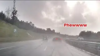 BMW NEAR MISS on LPT. Nasib baik tak jadi apa apa. Be safe guys! #bmw #accident #viral #closecall