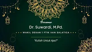 Kopi Ramadhan 2022 | Dr. Suwardi, M.Pd.