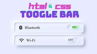 Modern ON/OFF Toggle Button using HTML & CSS | Neomorphism UI Design | Beginner to Pro series Part 5