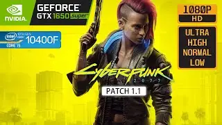 CYBERPUNK 2077 - GTX 1650 SUPER - i5 10400F