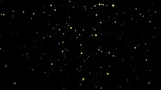 Gold Dust Particles Black Screen Overlay Video Effects 
