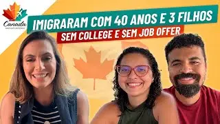 ELES CONSEGUIRAM A RESIDÊNCIA PERMANENTE NO CANADÁ SEM COLLEGE E SEM JOB OFFER! | com Suzan e Marcos
