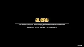 FILES REQUIRED TO PLAY GTA 5 ONLINE ALERT....HELP NEEDED FOR XBOX ONE