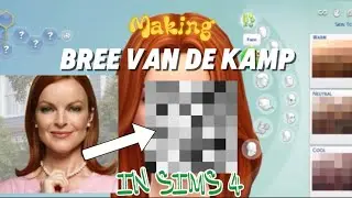 MAKING BREE VAN DE KAMP IN SIMS 4, FROM DESPERATE HOUSEWIVES!!