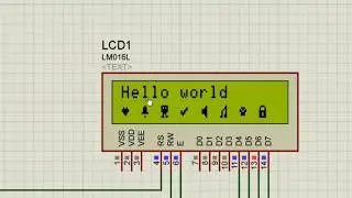 Interfacing 16×2 Character LCD 16x2 Module with Arduino on Proteus 7.8