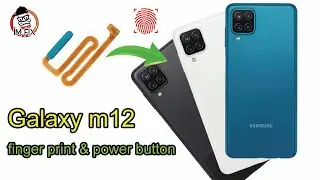 Samsung Galaxy M12 (SM_217F) Power button & Finger print Not Working.Factory Problem