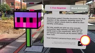 AR - Voxel Bridge // Double Sided Pop Up Windows Kusama Network