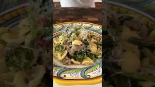 HOW TO MAKE: Orecchiette with Sausage and Rapini #shorts