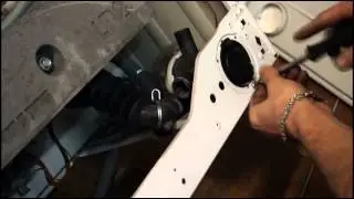 Replacing the pump on the washing machine Bosch Classic 5. Video №26