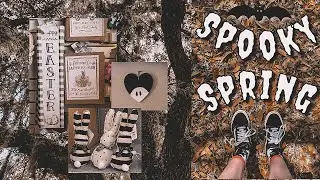 Shopping For Spooky Spring Decor + 4 Easy DIYs 🔮 witchy, gothic, dark decor