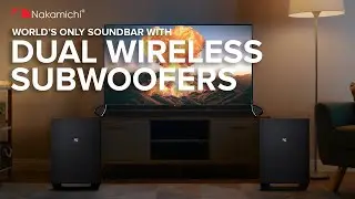World's Only Soundbar with TWO Subwoofers