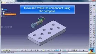 CATIA ASSEMBLY DESIGN - Manipulating using Compass