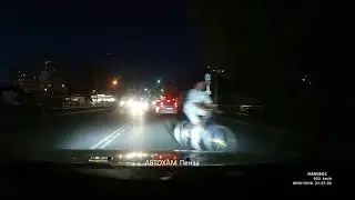 Безумный велосипедист в Пензе
