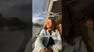 Uber barco em Londres 