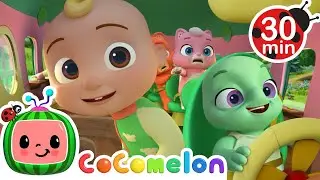 The Fantasy Animals BUS | CoComelon | 🚌Wheels on the BUS Songs! | 🚌Nursery Rhymes for Kids