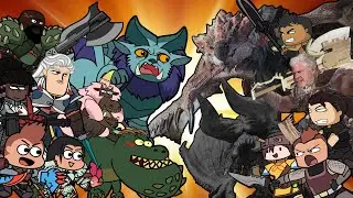 The ULTIMATE Monster Hunter Movie Ultimate Recap. (Legends of guild and MH movie combo)