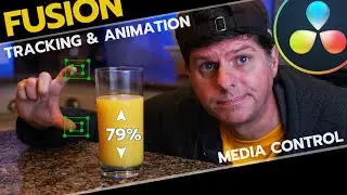I am THIRSTY, Animation, TRACKING, Expressions & MEDIA Control Tutorial | Davinci Resolve | Fusion