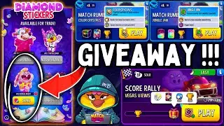 GIVEAWAY: DIAMOND STICKER🔥 Vegas Views Solo Score Rally / x2 Rumble: Jungle Jam & Color Crystals