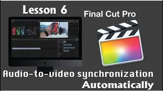 Audio-to-video synchronization using FCPX