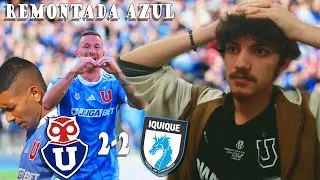HINCHA AZUL REACCIONA A U. DE CHILE 2 - 2 D. IQUIQUE