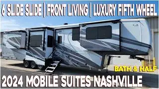 2024 Mobile Suites Nashville LUXURY front living room fifth wheel by DRV Suites at Couchs RV Nation