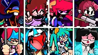 NO PARTY but Every Turn a Different Character Sings 🎶⚡ (FNF Mario Madness v2 )