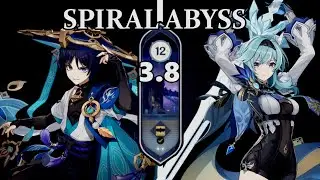 C1 Wanderer & C0 Eula Hypercarry | Spiral Abyss 3.8 Floor 12 9 Stars | Genshin Impact