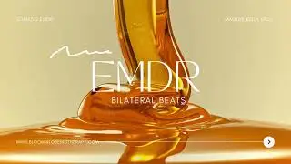 Honey ASMR + Bilateral Music | Calm Your Body, Clear Your Mind EMDR Music  (40 BPM, Wear Headphones)